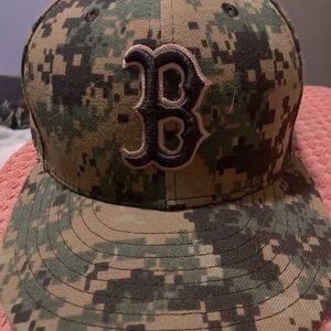 RedSox Baseball Camo Hat